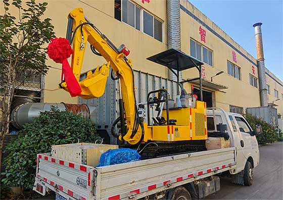 山東礦安重工MWD2.0/0.12L煤礦用液壓挖掘機順利發往云南